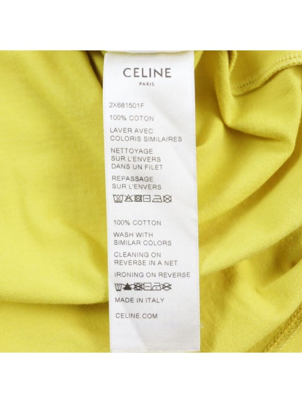 Celine 21 SS 2 F Front Logo Print Short Sleeve - Picture 8 of 10